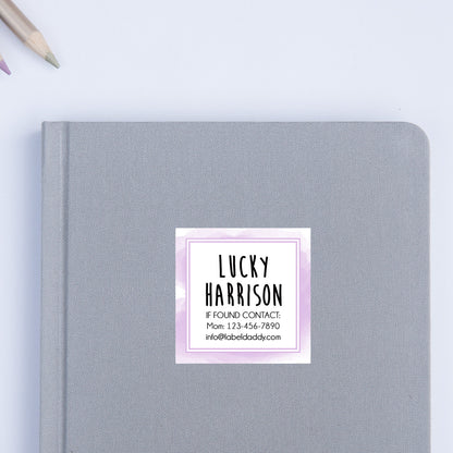 Splash Square Contact Labels