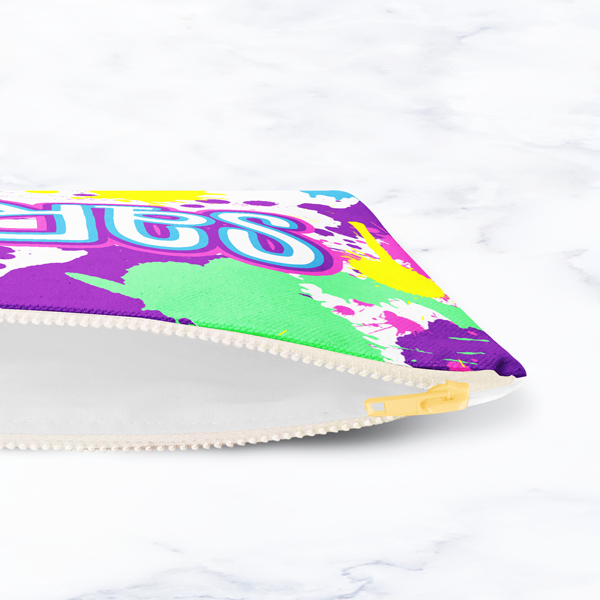 Neon Splatter Carry-All Pouch