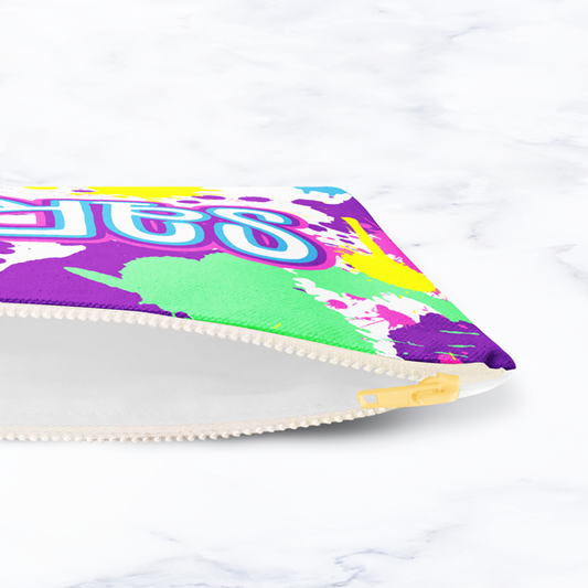 Neon Splatter Carry-All Pouch