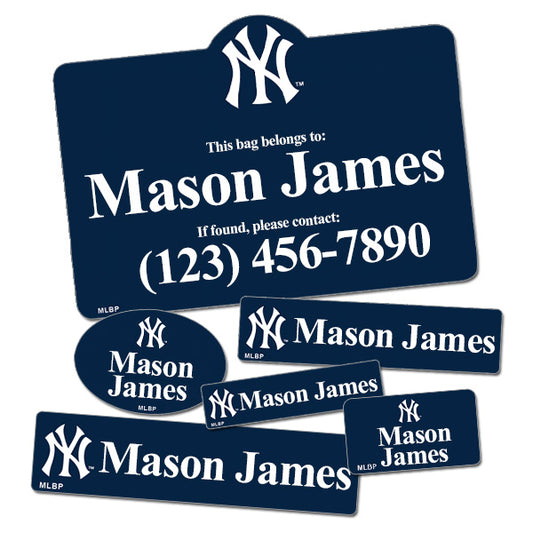 MLB Baseball Label Pack