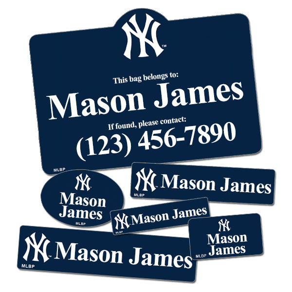 MLB Baseball Label Pack
