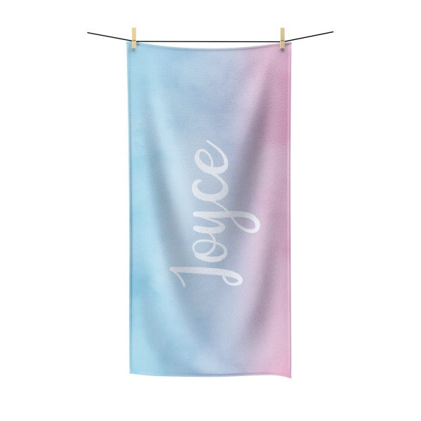 Blushing Water Beach Towel