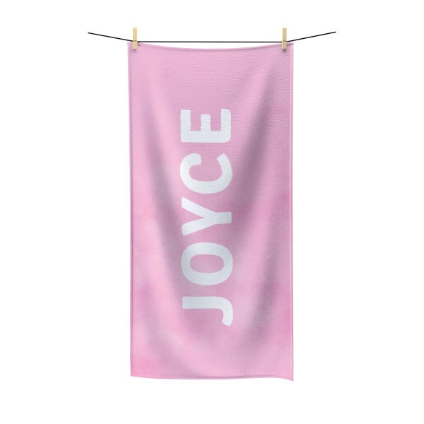 Pink Breeze Beach Towel