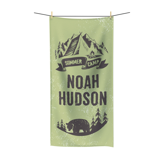 Camp Adventure Beach Towel