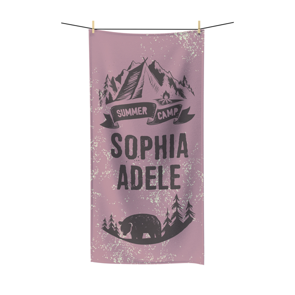 Camp Adventure Beach Towel