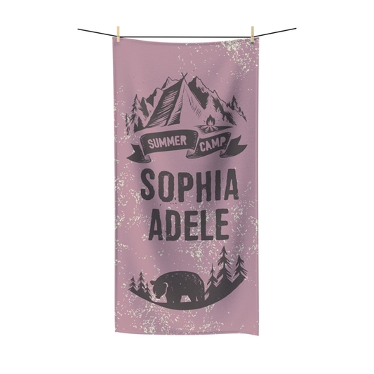 Camp Adventure Beach Towel