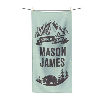 Camp Adventure Beach Towel