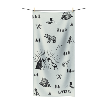 Retro Camper Beach Towel