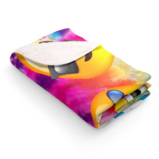 Emoji Fleece Blanket