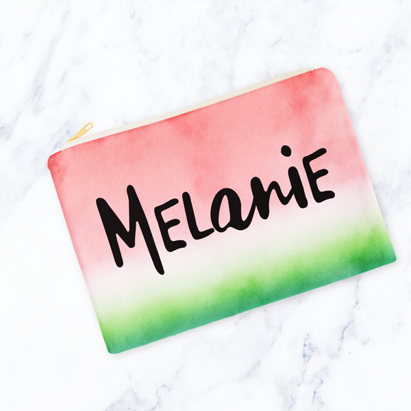 Watermelon Ombre Carry-All Pouch